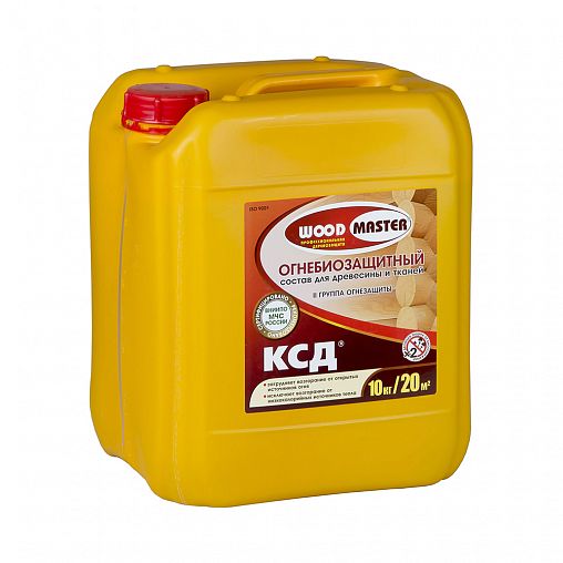 Огнебиозащитный состав для дерева Woodmaster КСД, 10 кг фото