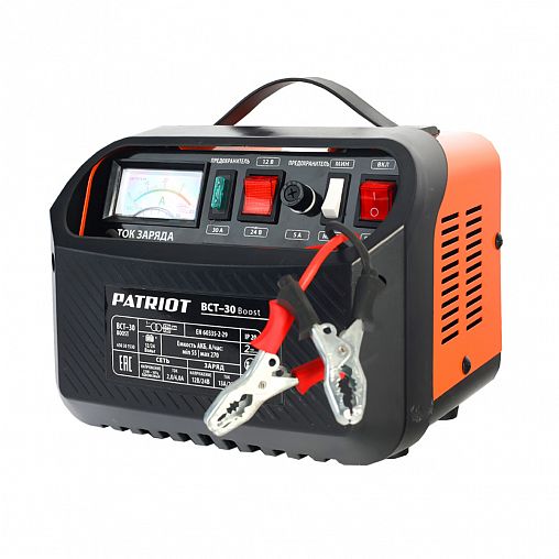 Заряднопредпусковое устройство Patriot BCT-30 Boost, 12/24 В, 55-270 Ач фото
