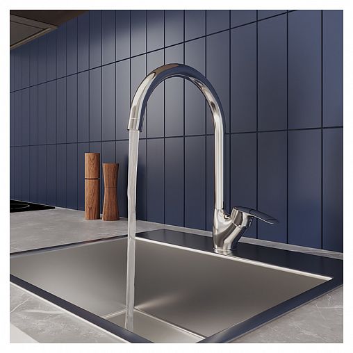 Смеситель для кухни Milardo Rora RORSB0JM05, глянцевый хром фото