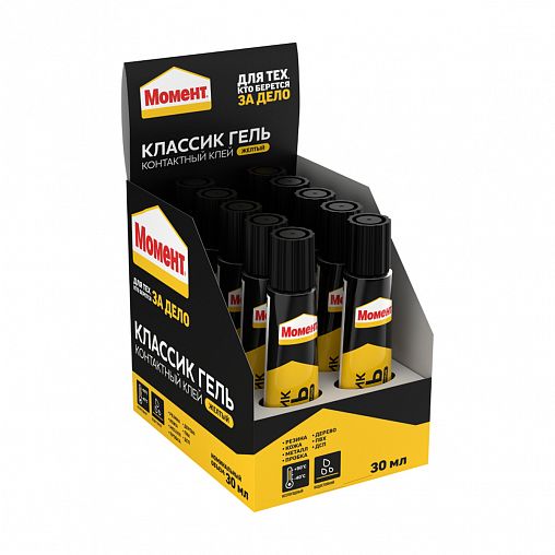Клей универсальный Момент Классик гель, 30 мл в шоубоксе фото