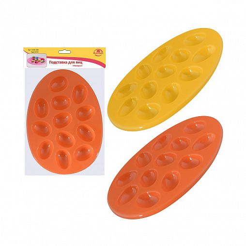 Подставка для яиц Мультидом Наседка, 30 x 21 x 2 см, микс фото