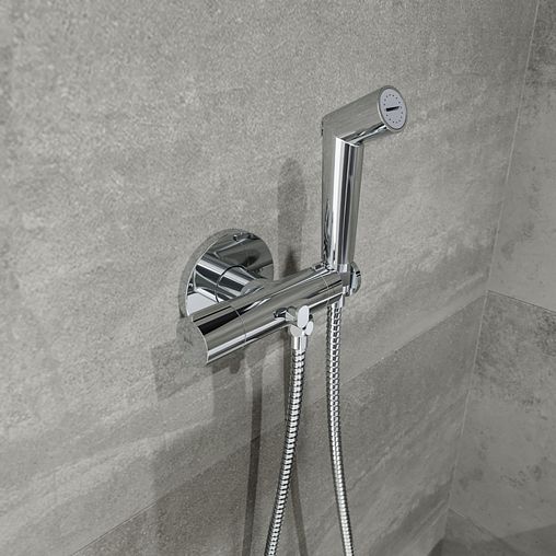 Встраиваемый гигиенический душ со смесителем IDDIS Axes AXESBR0i08, хром фото