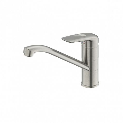 Смеситель для кухни IDDIS Male, никель матовый фото