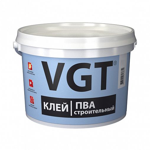 Клей ПВА строительный VGT, 10 кг фото