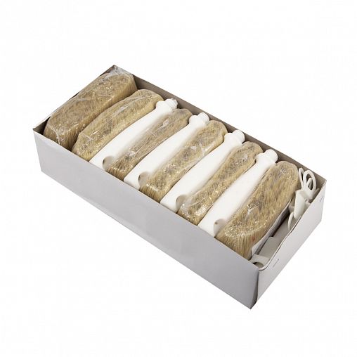 Макловица Krafor, натуральная щетина, пластиковая ручка, 50 x 150 мм фото