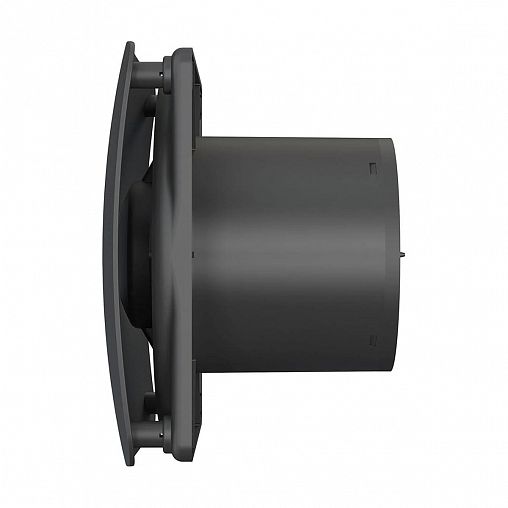 Вентилятор осевой вытяжной DiCiTi Rio 4C Matt black, с обратным клапаном, D 100, 14 Вт фото