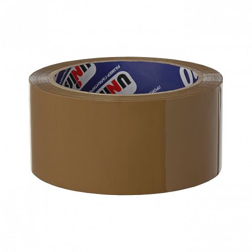 Скотч упаковочный Unibob600, 48 мм x 132 м, коричневый фото