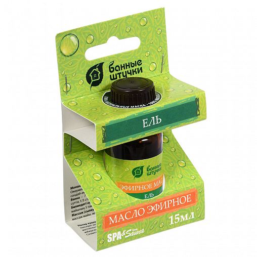 Масло эфирное Банные штучки Spa & Sauna Ель, 15 мл фото