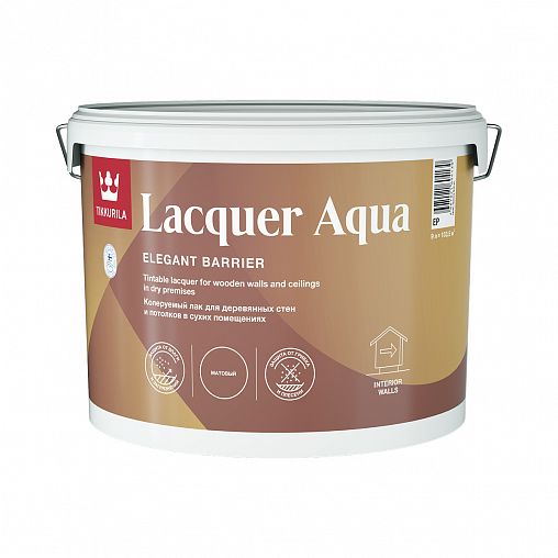 Lacquer aqua tikkurila в интерьере