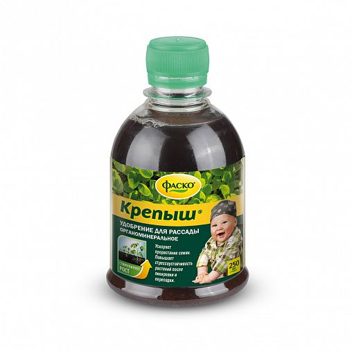 Удобрение жидкое органоминеральное Фаско Крепыш, для рассады, 250 мл фото