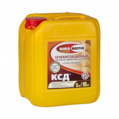 Огнебиозащитный состав для дерева Woodmaster КСД, 5 кг фото