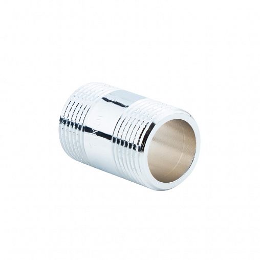 Удлинитель бочонок латунный хромированный Alato наружная резьба 1" x 50 мм фото