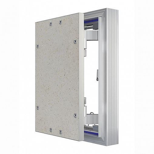 Люк-дверца ревизионная Evecs D2030 Ceramo Optimum, алюминий, скрытый монтаж, 200 x 300 мм фото