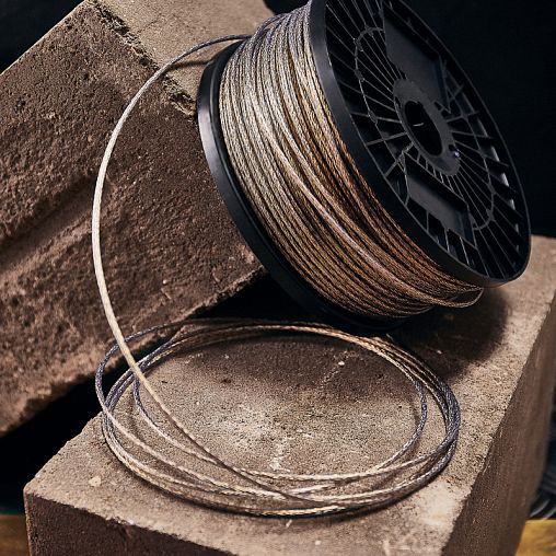 Трос стальной в ПВХ оплетке Rexant, D 3 мм, 200 м, прозрачный фото