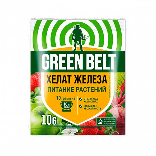 Удобрение Green Belt Хелат железа, 10 г фото