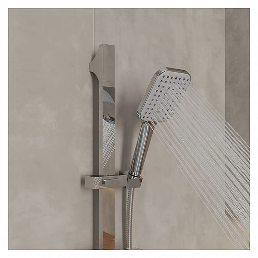 Лейка для душа Milardo Ideal Spa, 3 режима, хром фото