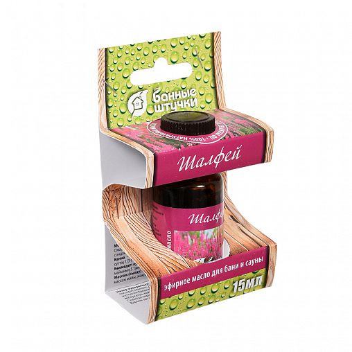 Масло эфирное Банные штучки Spa & Sauna Шалфей, 15 мл фото