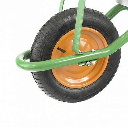 Тачка одноколесная садовая Palisad 689155, 78 л, пневматическое колесо фото