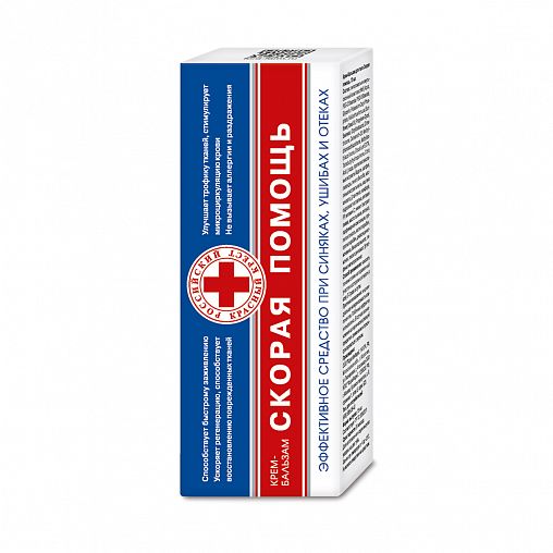 Крем-бальзам от синяков и ушибов Скорая помощь, 75 мл фото