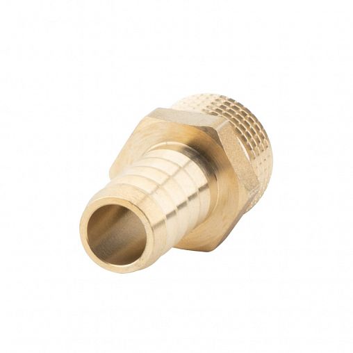 Штуцер латунный для шланга Alato с наружной резьбой 1/2", 14 мм фото