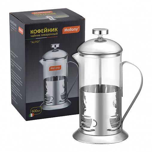 Френч-пресс Mallony Alito, 0,6 л фото