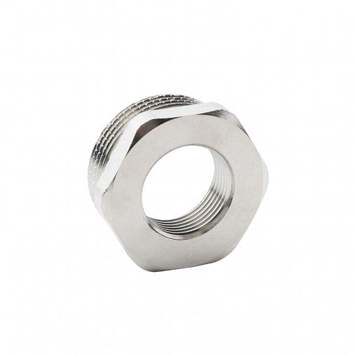 Футорка латунная никелированная Alato наружная-внутренняя резьба 1 1/4" x 3/4" фото