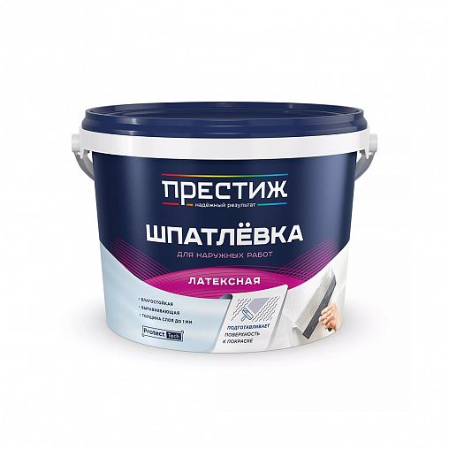 Шпатлевка латексная Престиж, 5 кг фото