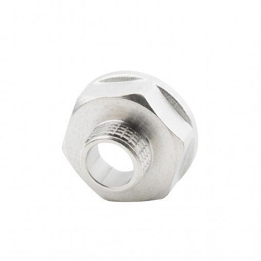 Переходник латунный никелированный Alato внутренняя-наружная резьба 1" x 1/2" фото