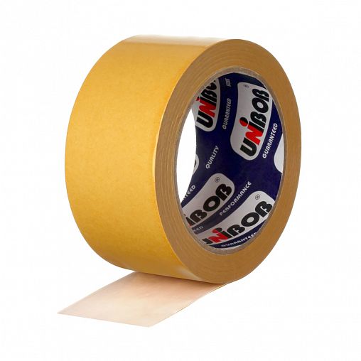 Скотч двусторонний Unibob 38566, 38 мм x 10 м фото