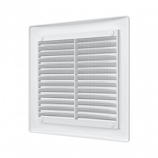 Решетка вентиляционная Era 1515РЦ, пластиковая, с сеткой, 150 x 150 мм фото