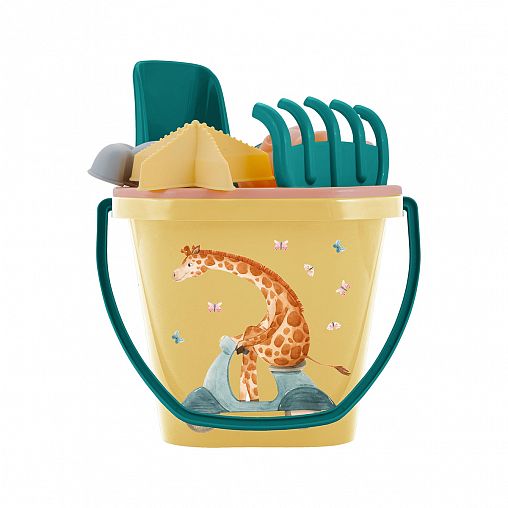 Игрушки для песочницы Lalababy Play with Me Busy Animals, набор 8 предметов фото