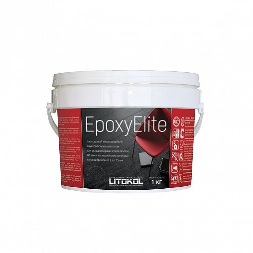 Затирка эпоксидная двухкомпонентная Litokol Epoxyelite E.06, мокрый .