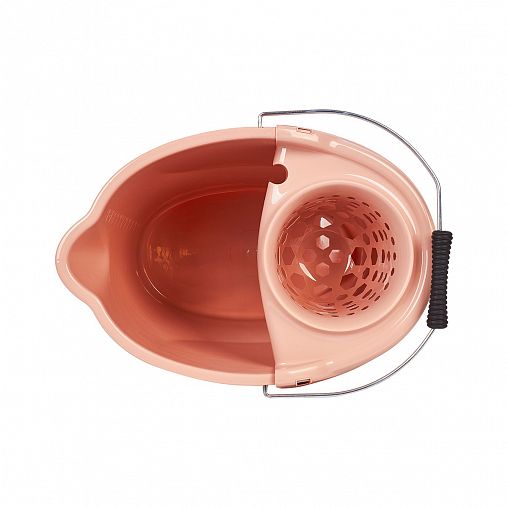 Ведро Моп с отжимом Spin&Clean Vogue, 12 л, бежевое фото