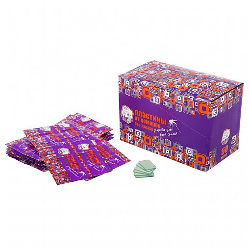 Пластины от комаров Help, без запаха, 10 шт фото