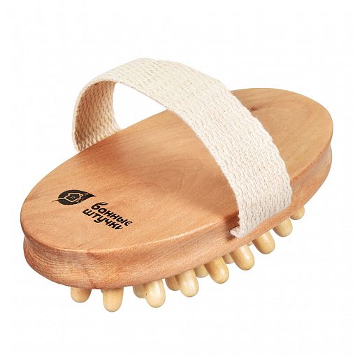 Массажер деревянный для тела Банные штучки, 13 x 8 x 4 см фото