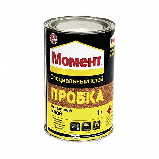 Клей Момент Пробка 1 л фото