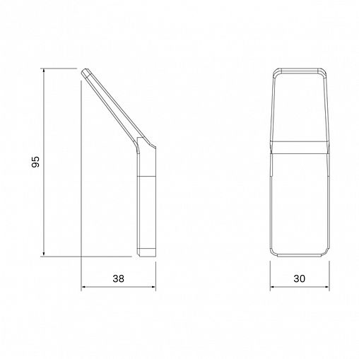 Крючок IDDIS Slide, хром фото