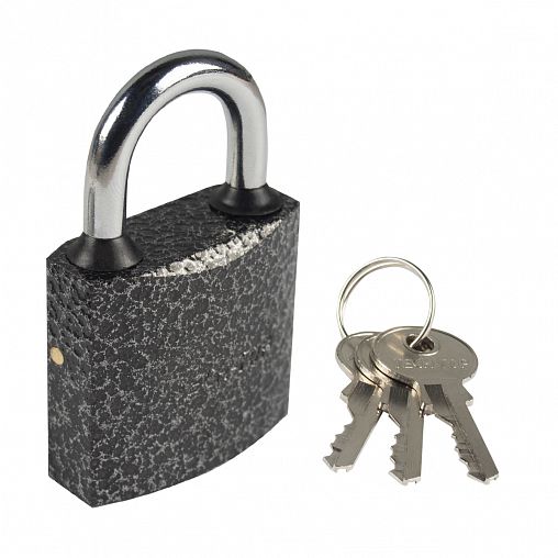 Замок навесной Tech-Top TH-01, 51 x 32 x 15 мм, 3 ключа фото