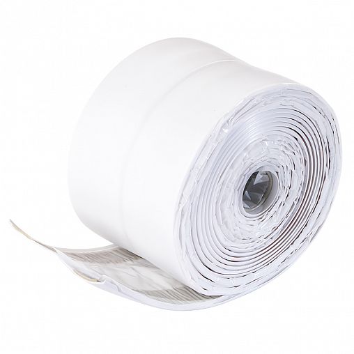 Самоклеящаяся бордюрная лента для ванн Стильный дом, 60 мм x 3,35 м, белая фото