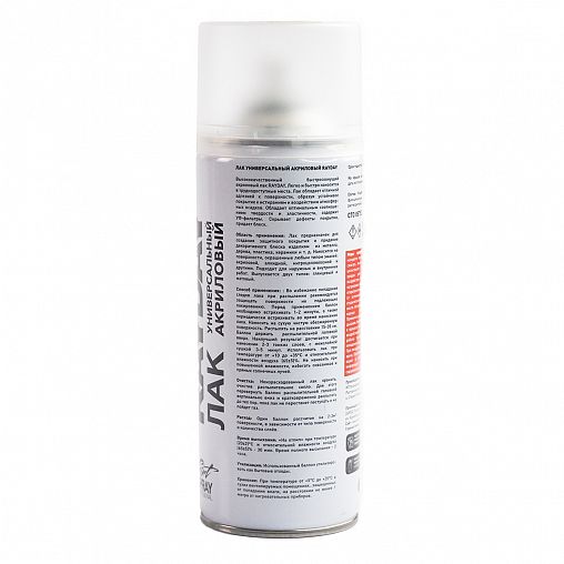 Лак аэрозольный акриловый Rayday RD-029, матовый,  520 мл фото