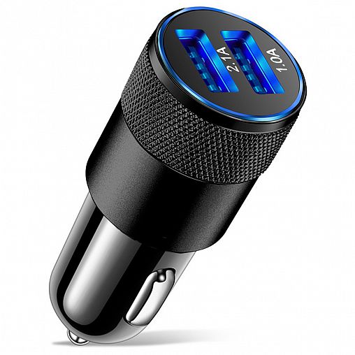 Автомобильное зарядное устройство Energy ET-45А, USB/Type C, черное фото