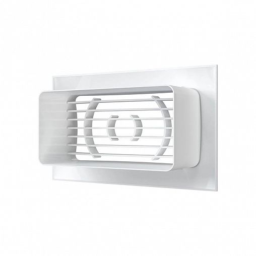 Решетка вентиляционная приточно-вытяжная Era 511РСФ, ABS-пластик, с фланцем 110 x 55 мм, 140 x 85 мм фото