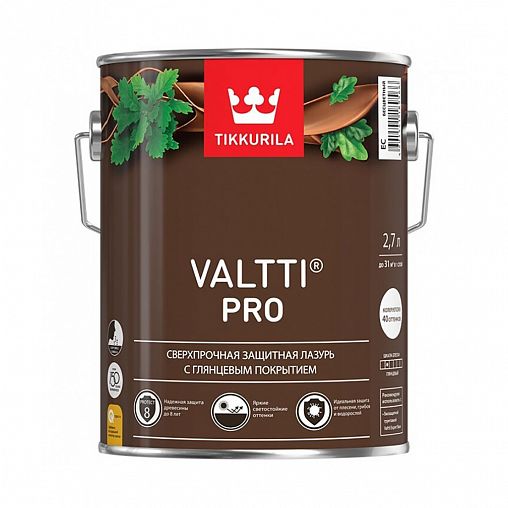 Антисептик для дерева Valtti Pro (Валтти Про) TIKKURILA  2,7л орегон фото