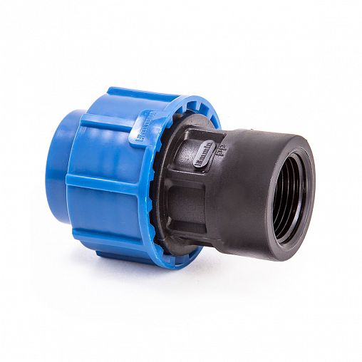 Муфта компрессионная для ПНД труб Lammin, внутренняя резьба, 20 x 1/2" фото