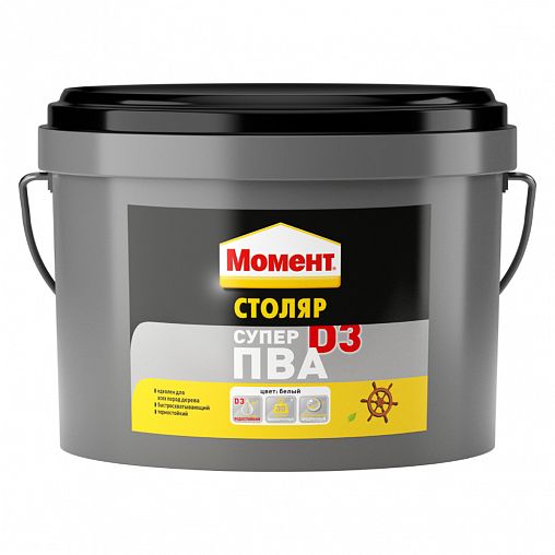 Клей Момент Столяр Супер ПВА D3, 2 кг фото