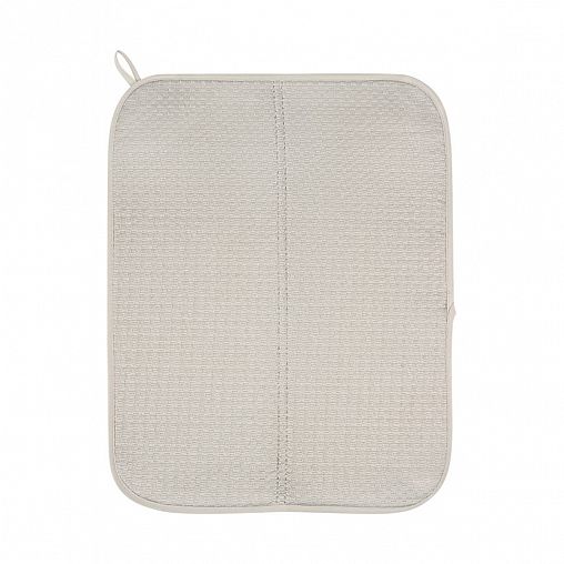 Коврик для сушки посуды Рыжий кот Skandi, микрофибра, 45 x 35 см, серый фото