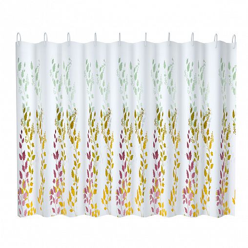 Штора для ванной Fashun, 180 x 180 см, полиэтилен, цветочная мелодия фото