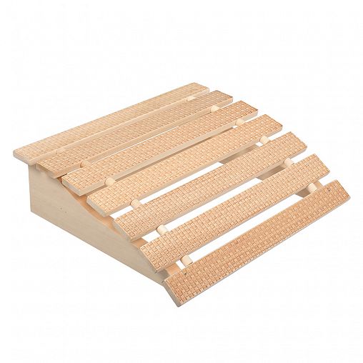 Подголовник для бани Банные штучки, 35 x 30 x 10 см, мягкий, с орнаментом Рогожка, липа фото