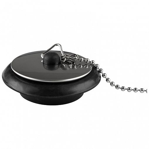 Пробка для раковины и ванной Рыжий кот SS-03, d 6 см фото