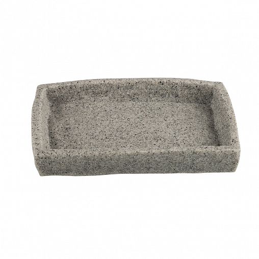 Мыльница Leonord Amsterdam, полирезина, серый фото